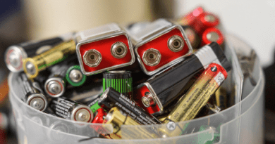 Reciclagem de pilhas e baterias