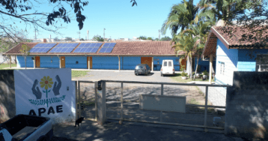 APAE economiza com energia solar
