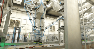 Manipulação de produtos com robôs